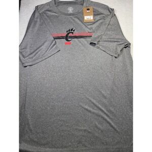 Cincinnati Bearcats Performance T Shirt Mens XL Gray Athletic Rivalry Threads